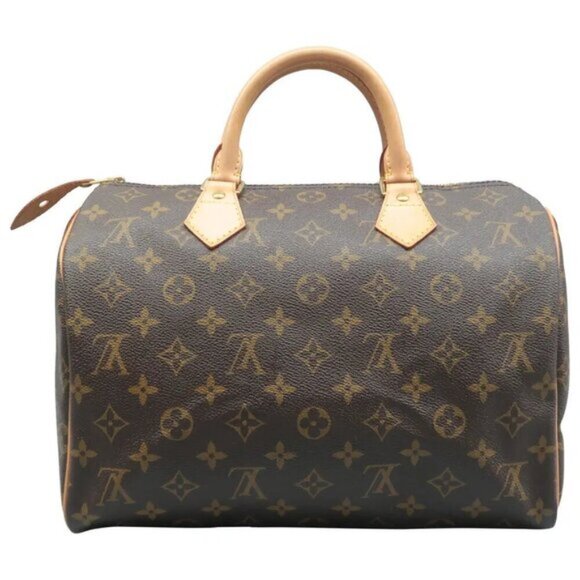 Louis Vuitton Speedy 30 Brown Monogram Canvas Tote 799-082225 - Picture 1 of 16